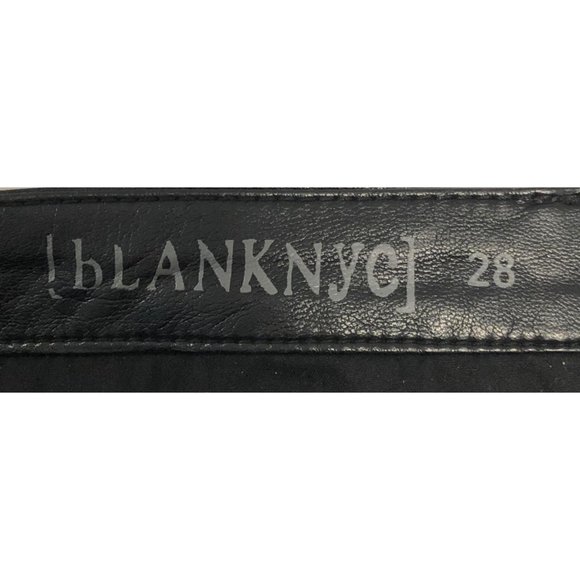 Blank NYC Black Faux Leather Shorts - Size 28 - Picture 4 of 5